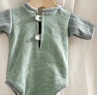 Image 2 of Newborn bodysuit for photoshoots | Amir | sage