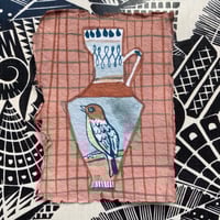 Greek bird vase ii