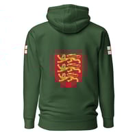 Image 10 of Unisex Hoodie Three Lions Back