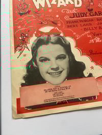 Image 4 of Ding-Dong! The Witch Is Dead from The Wizard of Oz, framed 1939 vintage sheet music