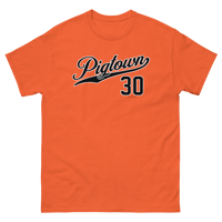Pigtown 21230 Mens Orange Shirt