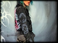 Image 4 of DarK I Hooded Zip up Crop UV (small)