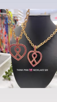 Think Pink 🎀 necklace 