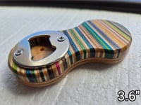Image 2 of Striped Skateboard Magnetic Bottle Openers