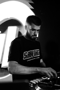 Image 2 of "TUNED OUT BLACK" T-SHIRT