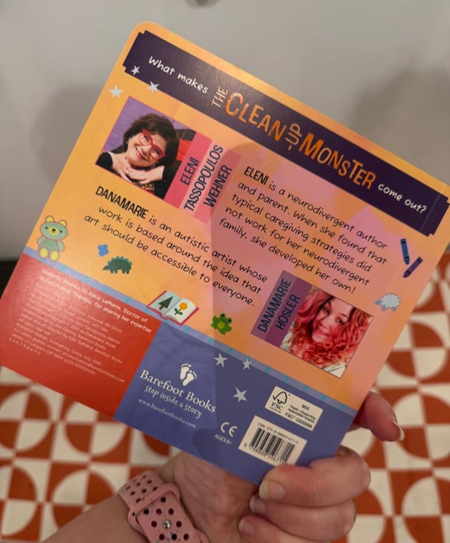 the clean-up monster board book