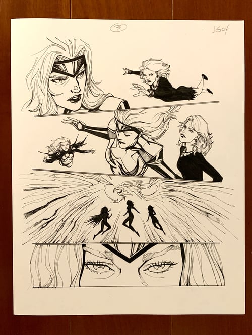 Image of JEAN GREY #04 :: page 03 original art
