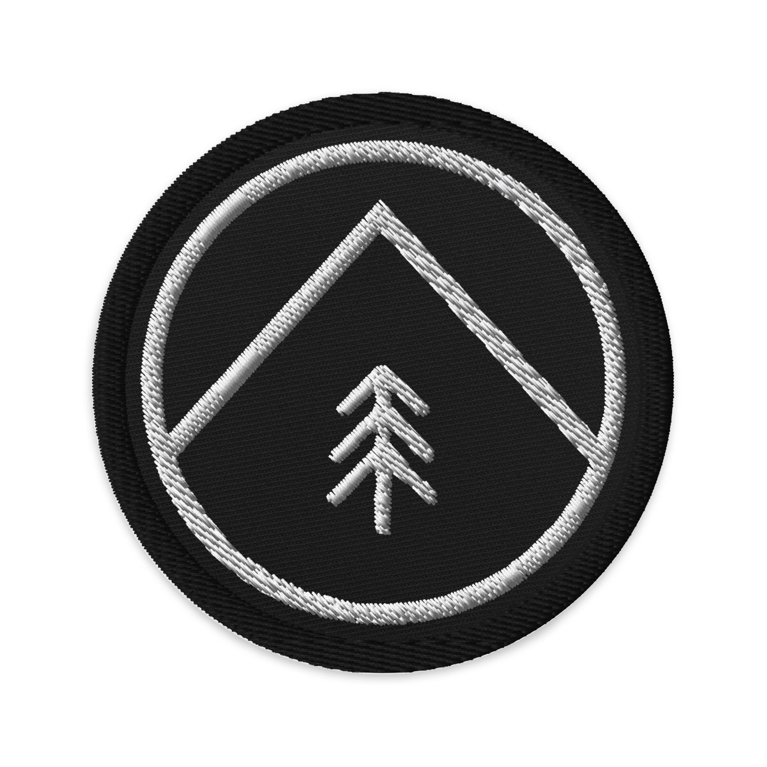 Image of Tree & Mountain Logo - 3" Embroidered Patch