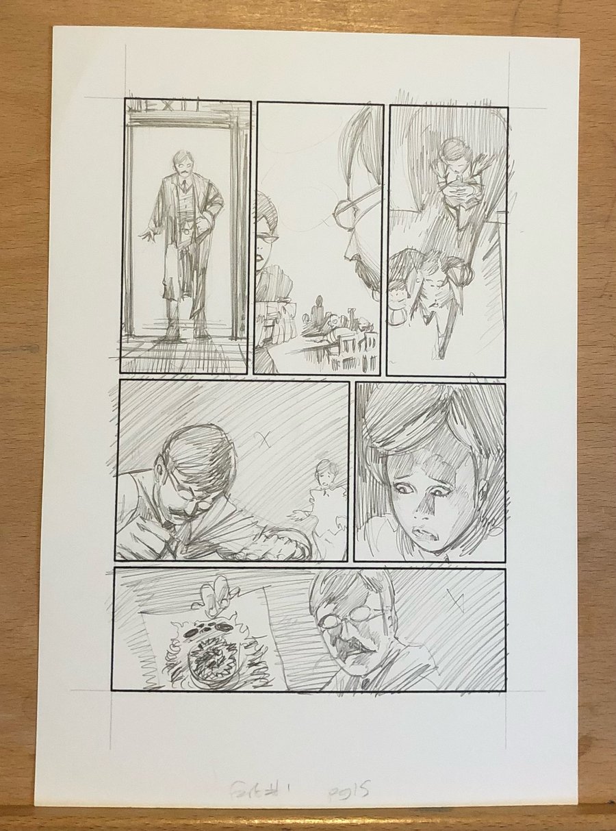 Image of Fort issue 1 page 15 pencils