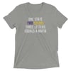 One State, two colors tiger mafia unisex t-shirt