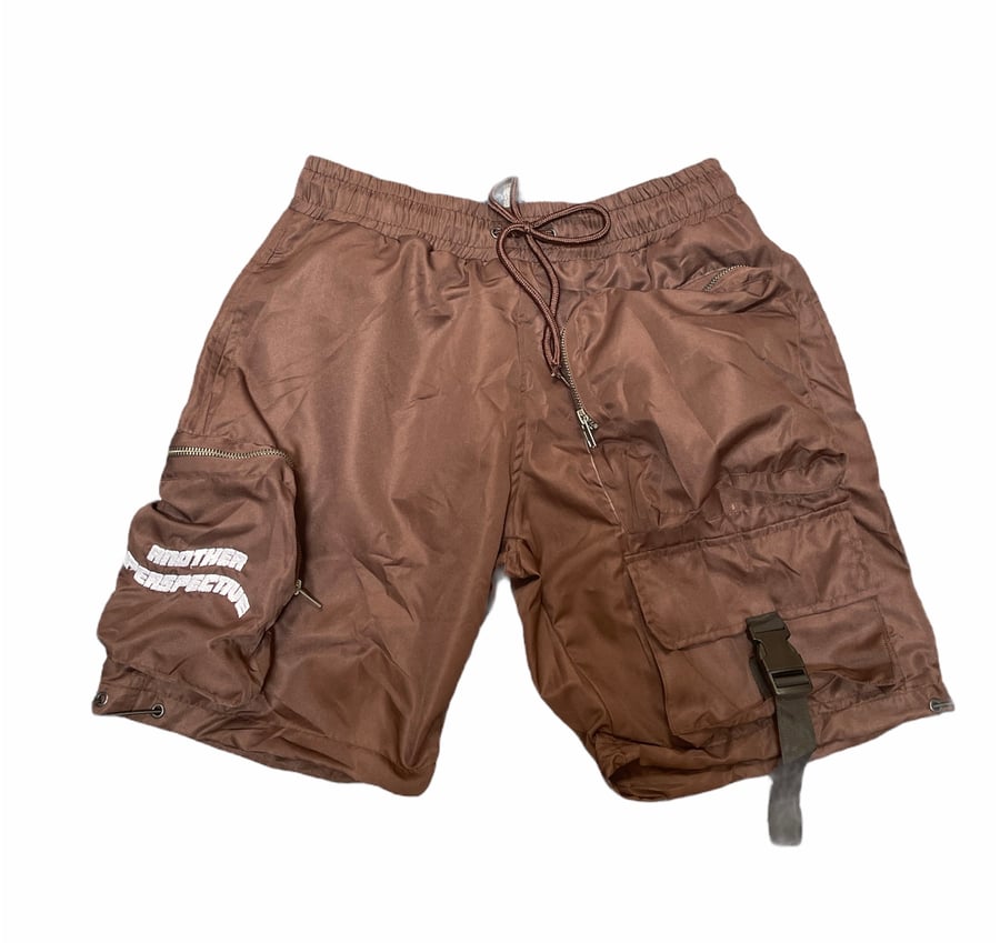 Image of Brown Wave-Tech Shorts