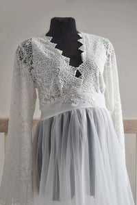 Image 2 of Maternity/non maternity photosession dress Juliette size S-M-L | off white