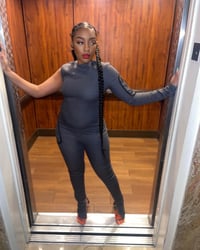 Image 3 of Cat woman body suit 