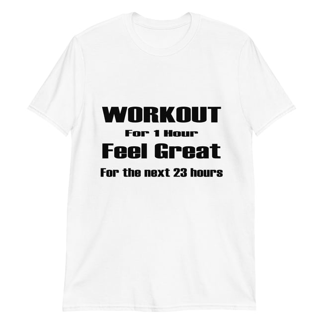 Workout for 1 hour-Short-Sleeve Unisex T-Shirt