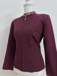 Image 3 of 00s Burgundy jacket // M 