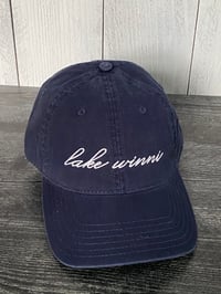 Image 1 of Lake Winni Dad hat - Navy