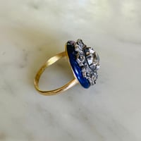 Image 2 of FRENCH ENAMEL & DIAMOND RING