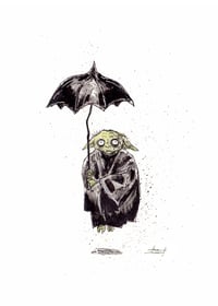 Image 13 of COMPLETE Tim Burton Star Wars Mystery 17 Print Set