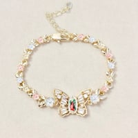 Image 2 of VirginMary Butterfly Bracelet