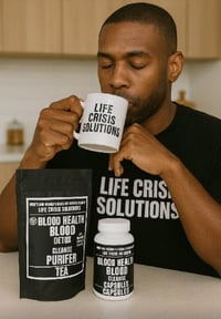 Image 2 of   BLOOD DETOX CLEANSE PURIFER TEA AND CAPSULES 