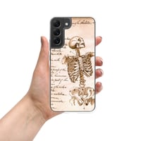 Image 3 of Antique Book Page Anatomical Skeleton Sketch Clear Case for Samsung®