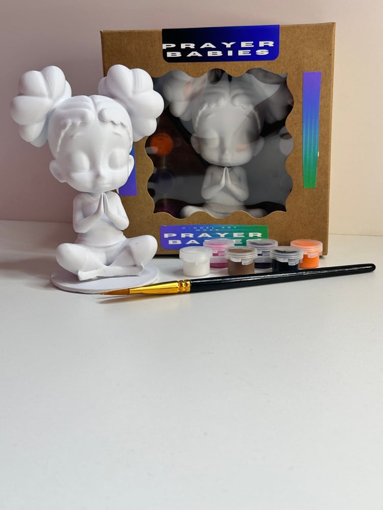 Image of Prayer Baby 3D Figurine Paint Kit – Fun & Creative for All Ages!
