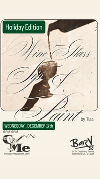 Holiday Wine Glass Paint Party