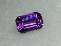Image 5 of Heated Natural Tanzanite Purple pink, emerald cut, 6.75ct