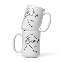 Image 1 of White glossy mug FROG