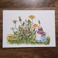 Original drawing - dandelion granny