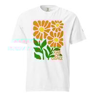 Image 1 of Awe of Grace Flower / heavyweight t-shirt