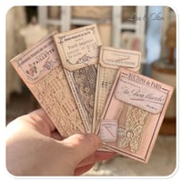 Image 4 of Handmade vintage lace snippet sample book
