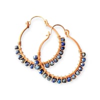 Image 1 of Lapis Lazuli Swing Earrings
