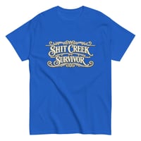Image 1 of Shit Creek Survivor Funny Western Humor Unisex T-Shirt | Sarcastic Graphic Tee