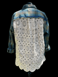 Image 1 of 2XL Lace Back Flannel