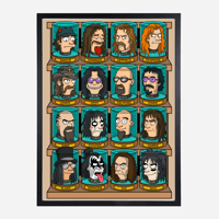 Heavy Metal Jar Heads! Fine Art Print - 18x24 LE50