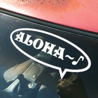 Image 2 of Aloha Bubble Vinyl Decal