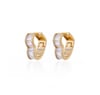 Crystal Heart Detailed Earrings