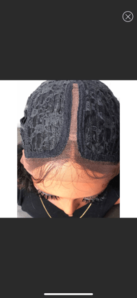 Image 4 of MEG | LONG DEEP T PART LACE FRONT WIG BOB