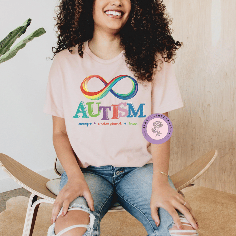 Image of Colorful Autism Infinity t-shirt