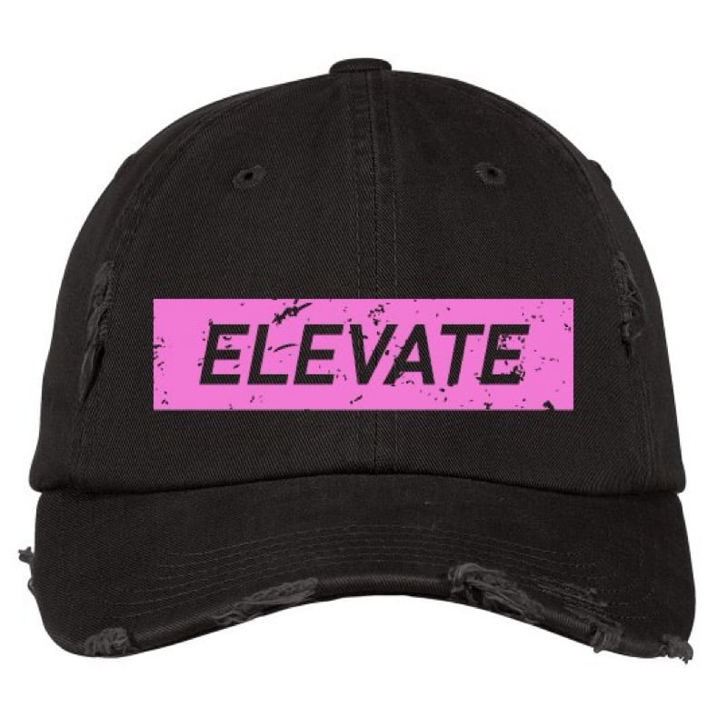 Image of Elevate Distressed Dad Hat