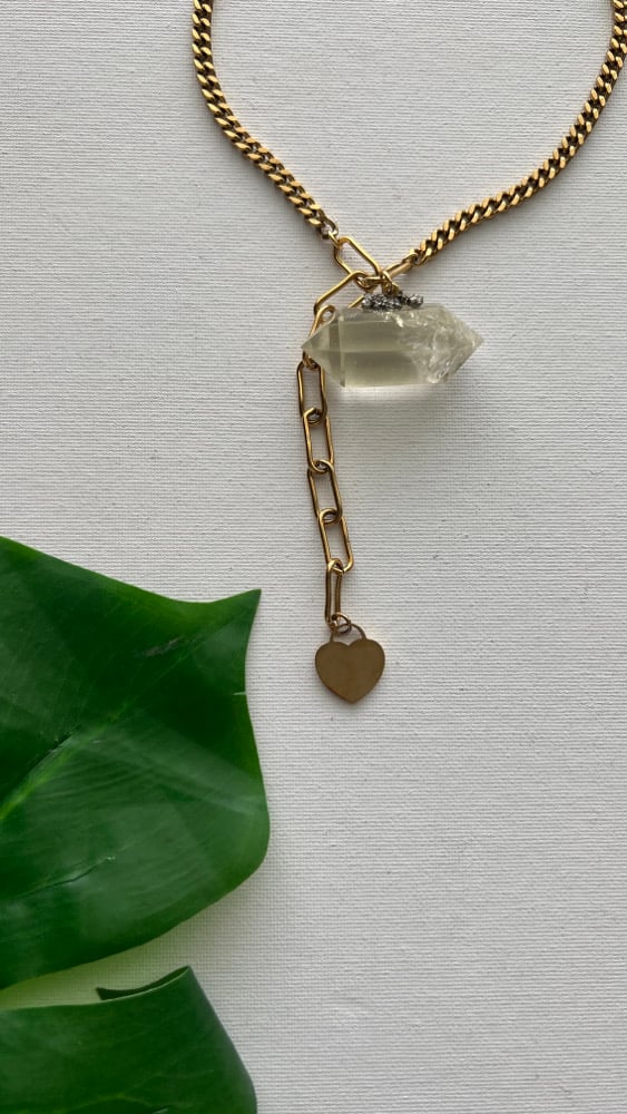 Image of DARA • Citrine Drop Necklace