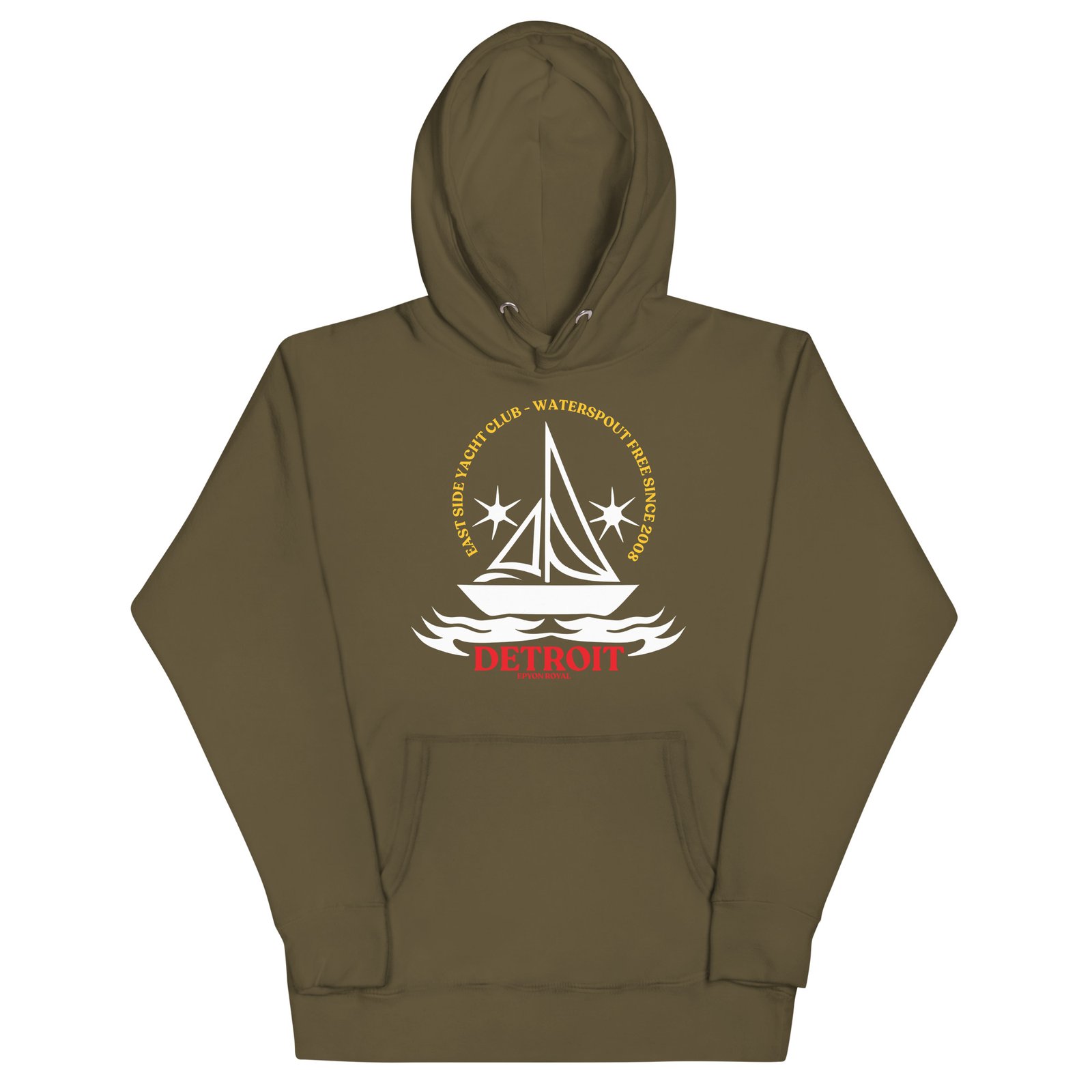 East Side Yacht Club Detroit Unisex Hoodie (Many Colors