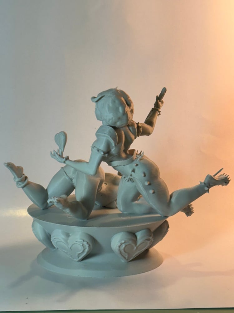 Image of 3D Printed Opposites Attract Statue