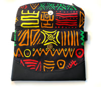 Image 2 of Fanny Pack Designs By IvoryB Black Green Yellow 