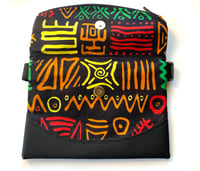 Image 2 of Fanny Pack Designs By IvoryB Black Green Yellow