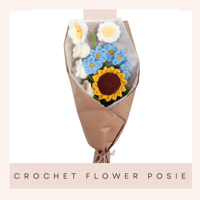 Image 1 of Crochet Flower Posie- Evelyn 