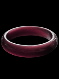 Image 4 of Plum Cats Eye Bangle