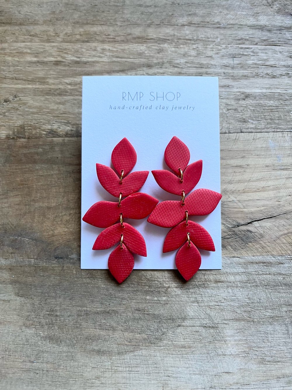 Image of Leaves in Red