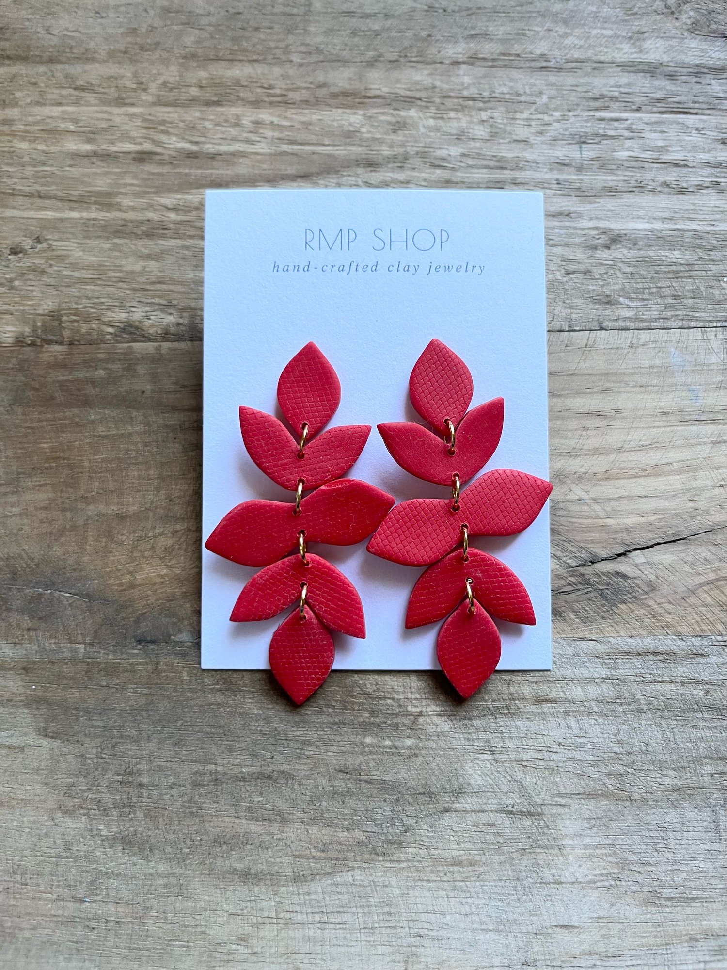 Image of Leaves in Red